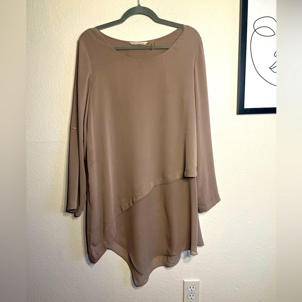 SOFT Surroundings Asymmetric Long Sleeve Shirt